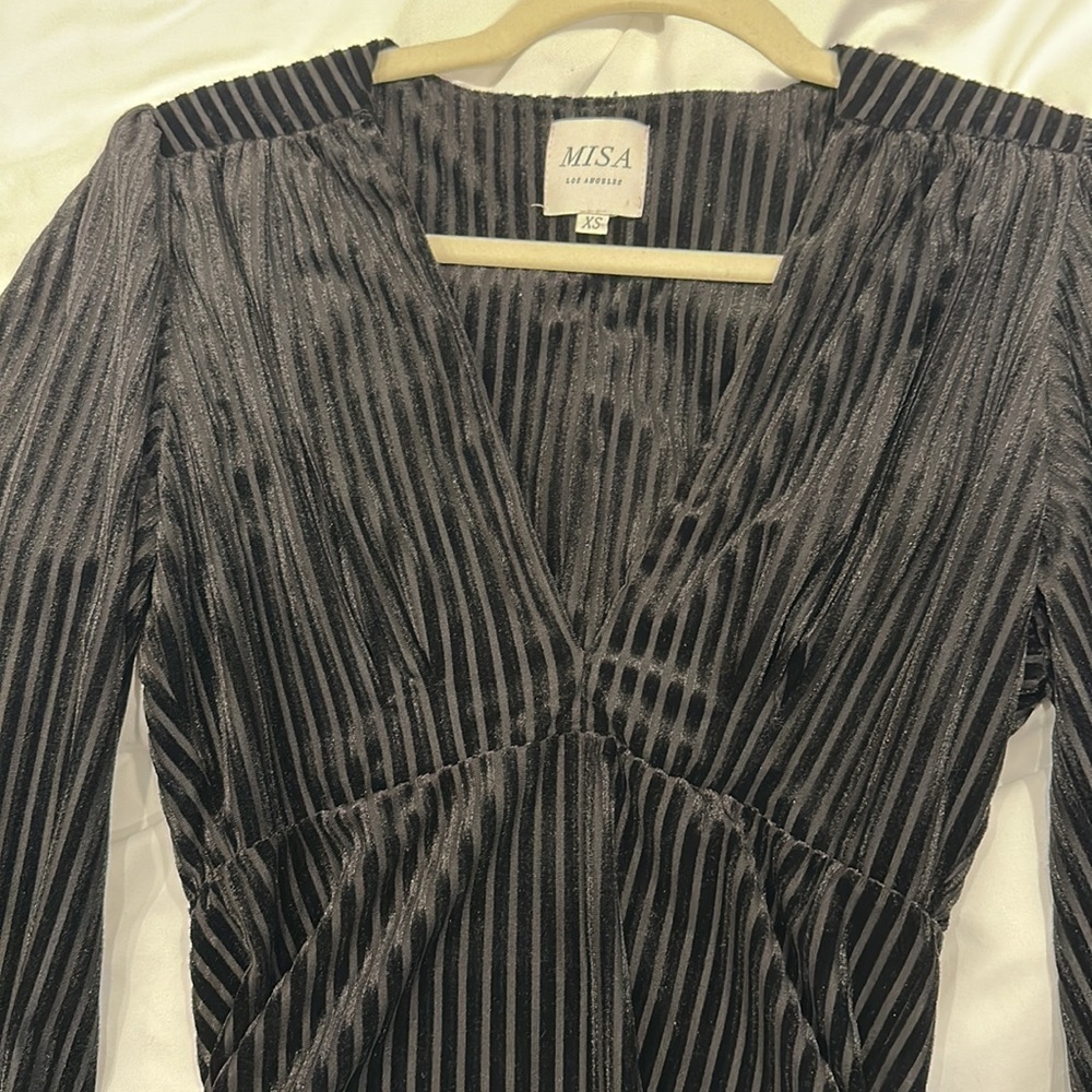 Misa Los Angeles velvet bodysuit - Picture 4 of 5